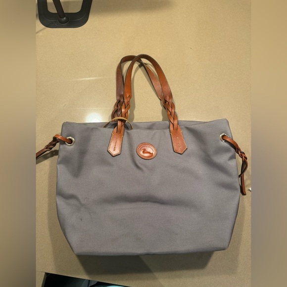 Dooney & Bourke Nylon Tote GREY - Picture 2 of 5